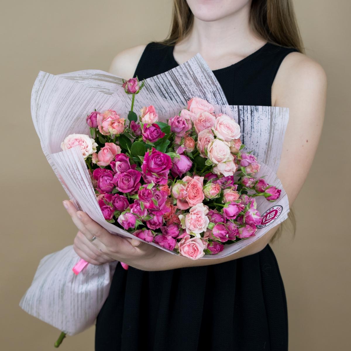 Розы кустовые розовые Артикул  4872