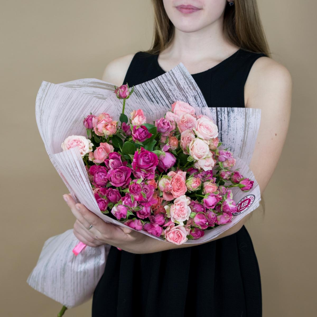 Розы кустовые розовые Артикул  4872